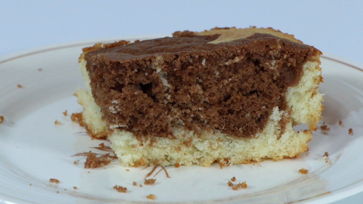 Slice of Marble Cake