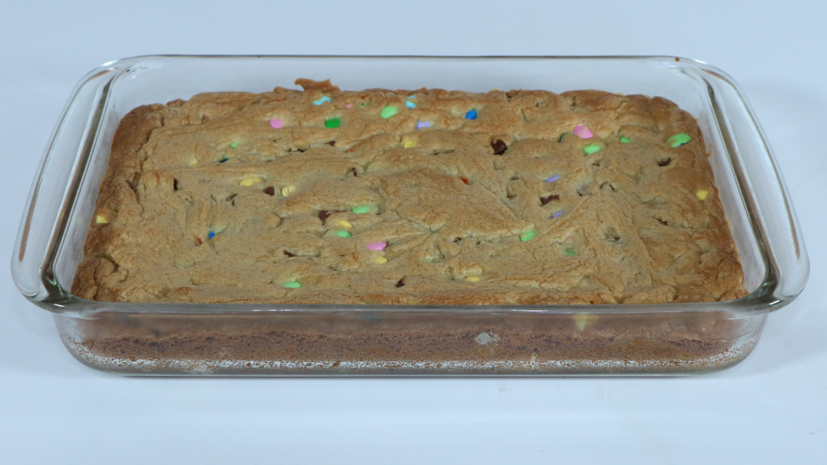 M&M Cookie Bars