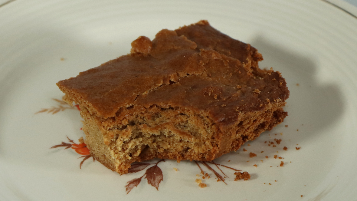 gingerbread blondies